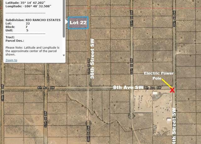 Property at XX 36th St SW, Rio Rancho, NM 87144