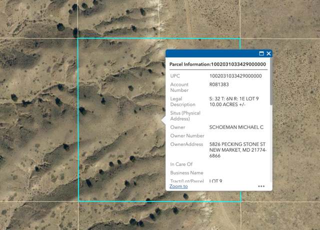 Property at 0 0 Locked Gate Rd, Los Lunas, NM 87031