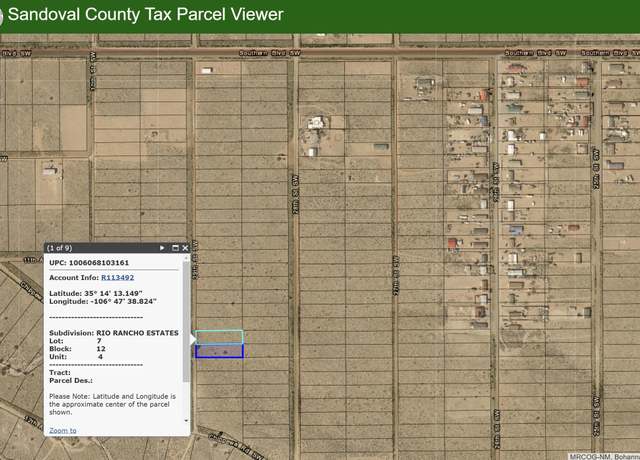 Property at 2 lots 29th St SW, Rio Rancho, NM 87124