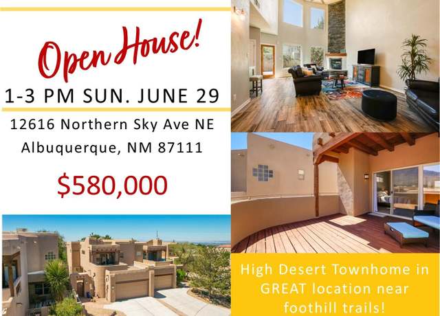 Property at 12616 Northern Sky Ave NE, Albuquerque, NM 87111, 3 beds, 3 baths