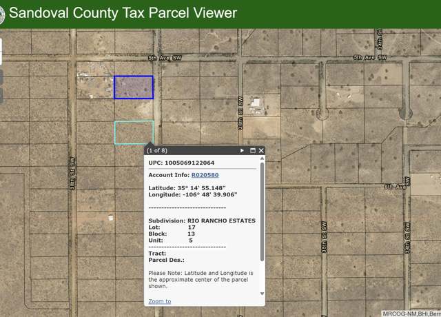 Property at Lot 17 37th St SW, Rio Rancho, NM 87124