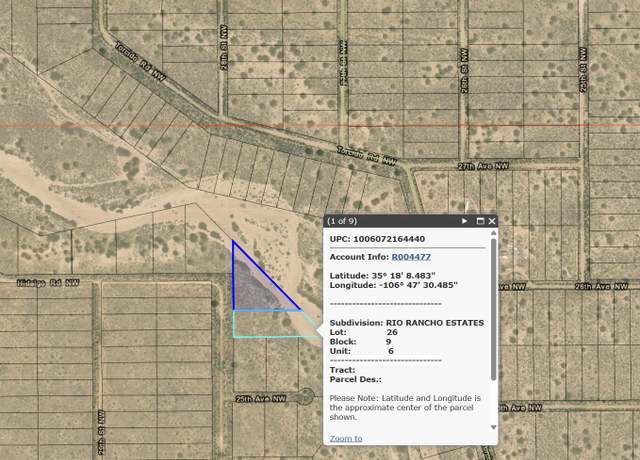 Property at Lot 25 26 28th St NW, Rio Rancho, NM 87144
