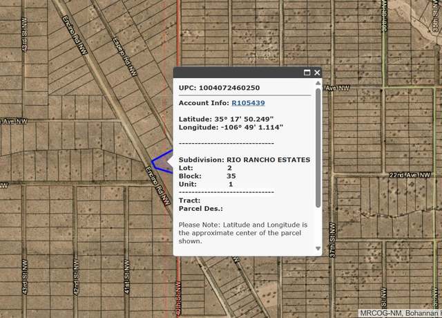 Property at Xxx Encino Rd NW #1, Rio Rancho, NM 87124
