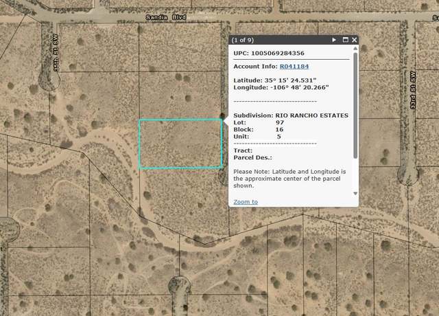 Property at 34th St SW, Rio Rancho, NM 87124