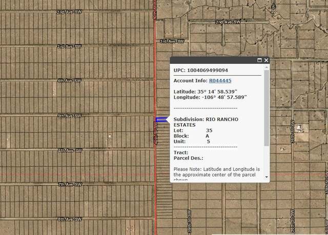 Property at Xxx 40th St SW #5, Rio Rancho, NM 87124