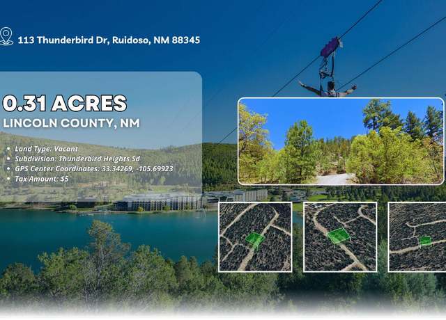 Property at 113 Thunderbird Dr, Ruidoso, NM 88345