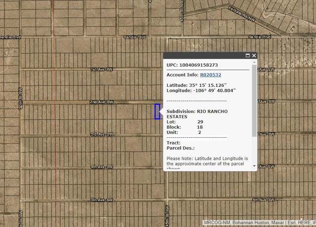 Property at Xxx 2nd Ave SE #2, Rio Rancho, NM 87124