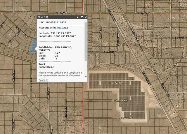 Property at 0 Capilla Rd NW, Rio Rancho, NM 87144