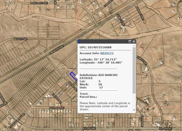 Property at Lam Ct NE, Rio Rancho, NM 87144