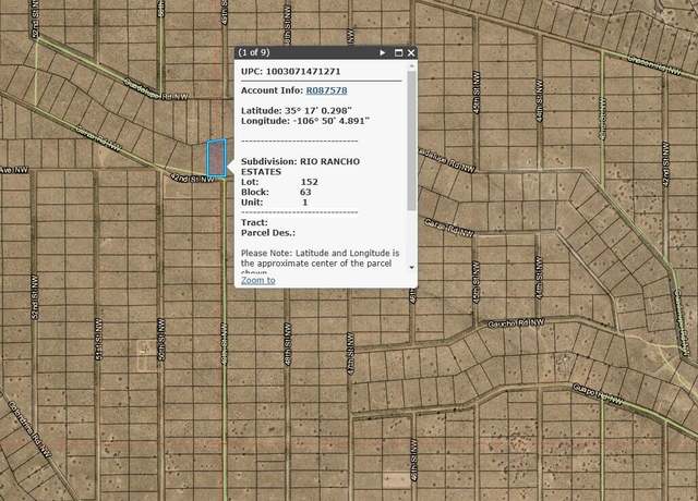 Property at 0 Garza Rd NW, Rio Rancho, NM 87144
