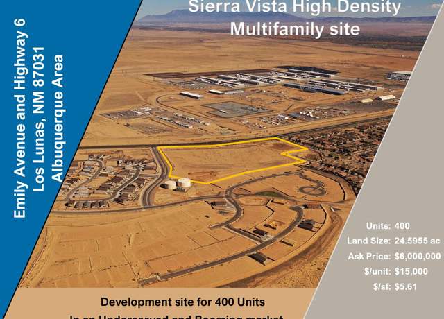 Property at Emily & Highway 6, Los Lunas, NM 87031