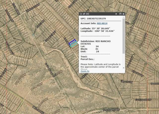 Property at Partridge Rd NW, Rio Rancho, NM 87144