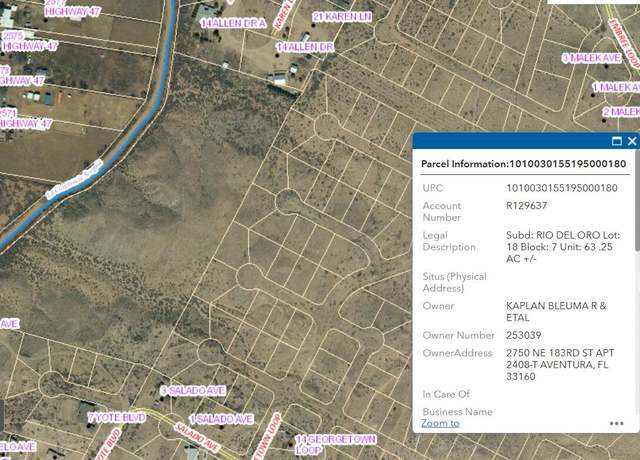 Property at L18 No Name Rd #63, Belen, NM 87002