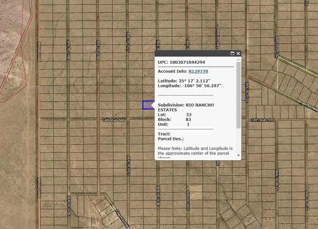 Property at 0 56th St NW, Rio Rancho, NM 87144