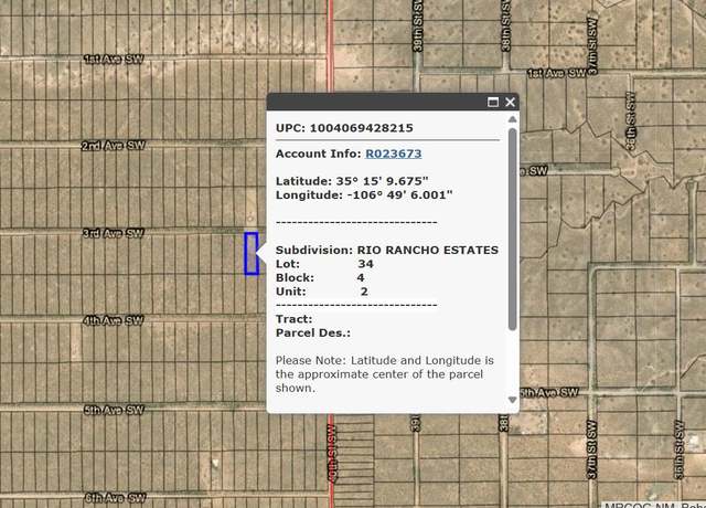 Property at XXX 3rd Ave SW #2, Rio Rancho, NM 87124