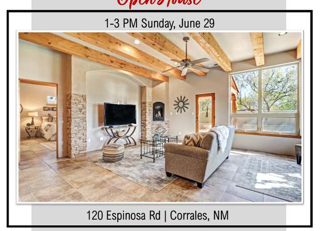 Property at 120 Espinosa Rd, Corrales, NM 87048, 4 beds, 3 baths