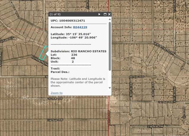 Property at Xxx Fortuna Rd NW #2, Rio Rancho, NM 87124