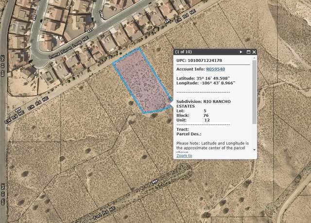Property at 824 Elk Rd NE, Rio Rancho, NM 87144