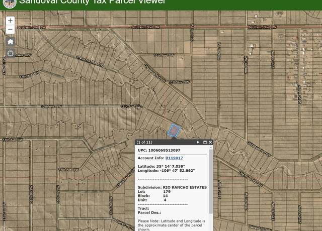 Property at 12th Ave SW, Rio Rancho, NM 87124