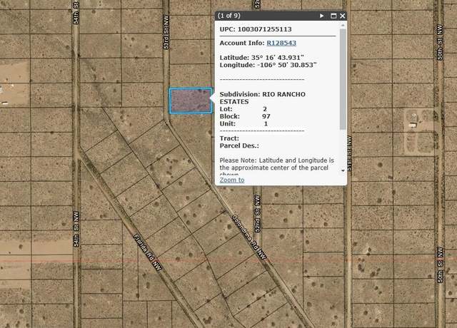 Property at 0 53rd St NW, Rio Rancho, NM 87144