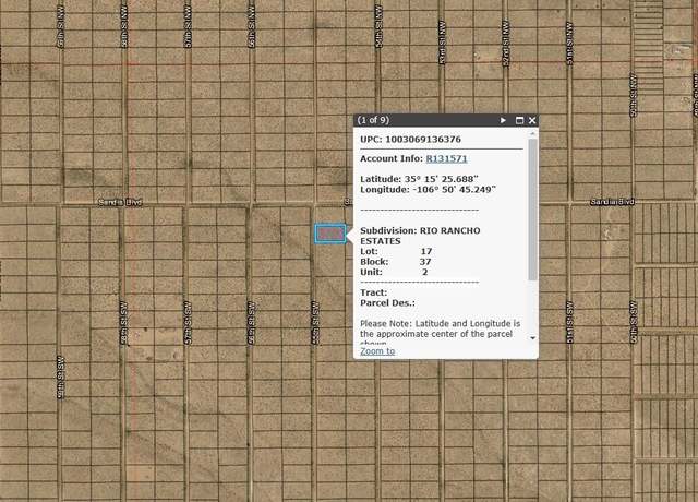 Property at 0 55th St SW, Rio Rancho, NM 87144
