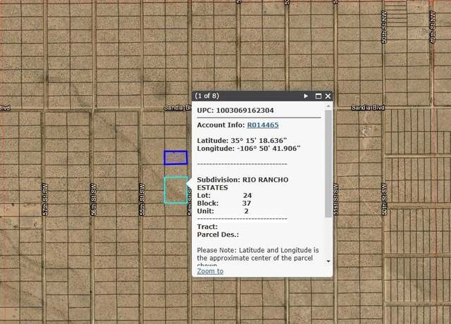 Property at 0 54th St SW, Rio Rancho, NM 87144