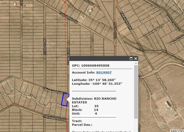 Property at XXX Chippewa Rd SW #4, Rio Rancho, NM 87124