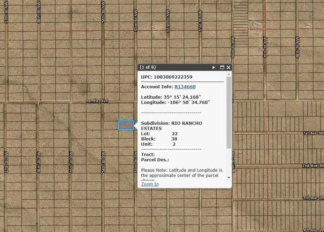 Property at 0 53rd St SW, Rio Rancho, NM 87144