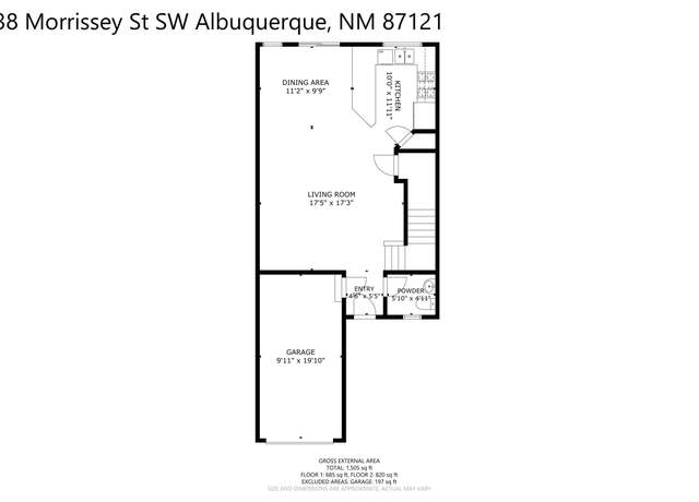 Property at 3038 Morrissey St SW, Albuquerque, NM 87121, 3 beds, 2.5 baths