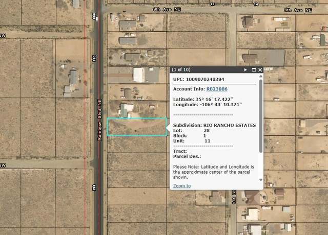 Property at 800 Rainbow Blvd NE, Rio Rancho, NM 87124