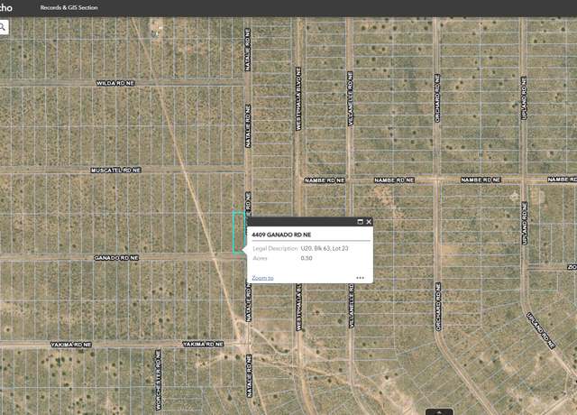 Property at 4409 Ganado Rd NE, Rio Rancho, NM 87144