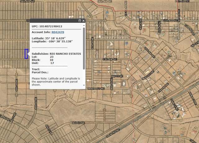 Property at 4405 25th Ave NE, Rio Rancho, NM 87144