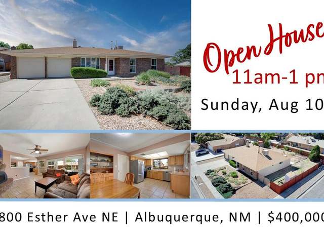 Property at 6800 Esther Ave NE, Albuquerque, NM 87109, 4 beds, 2 baths