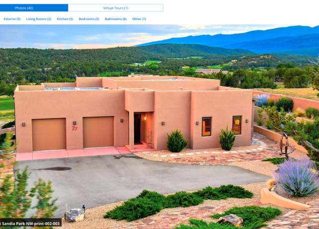 Property at 27 Hogan Ct, Sandia Park, NM 87047, 2 beds, 2.5 baths