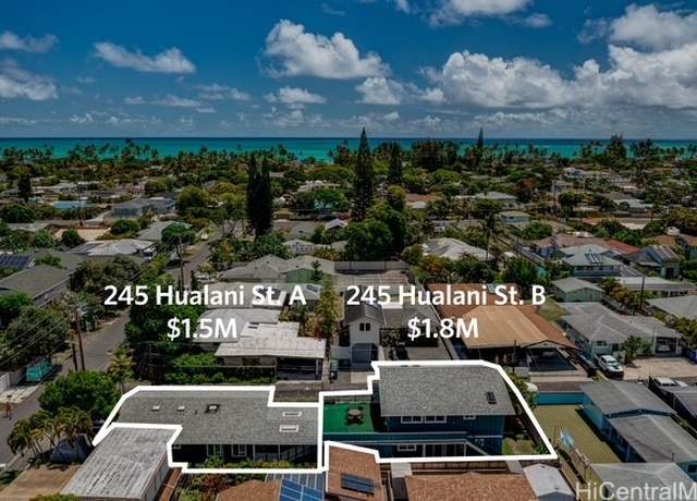 Property at 245 Hualani St Unit B, Kailua, HI 96734, 4 beds, 3.5 baths