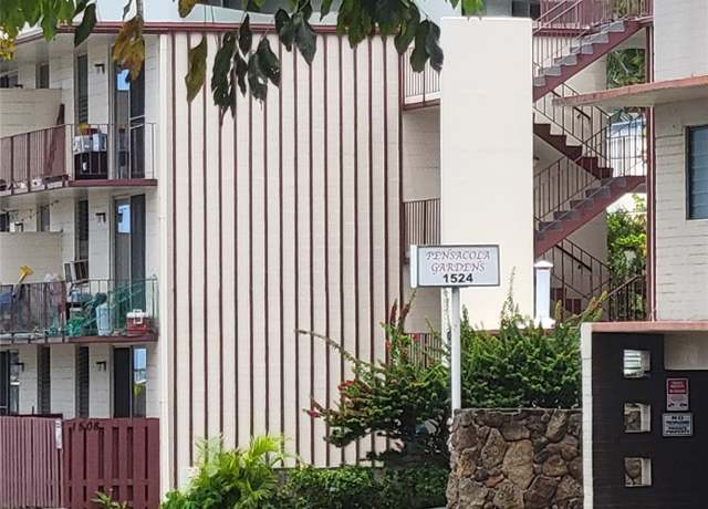 Property at 1524 Pensacola St #201, Honolulu, HI 96822, 2 beds, 1 bath