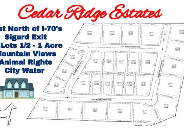 Property at #113, Sigurd, UT 84657