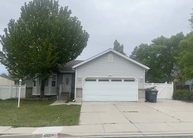 Property at 4005 S 4050 W, West Valley City, UT 84120, 3 beds, 2 baths