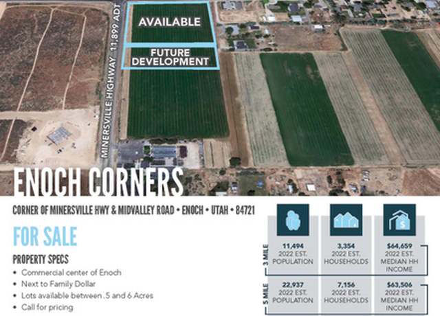 Property at 400 E Minersville Hwy, Enoch, UT 84721