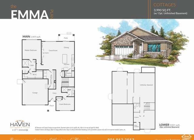 Property at 10839 S Haven Vis W, South Jordan, UT 84095, 2 beds, 2 baths