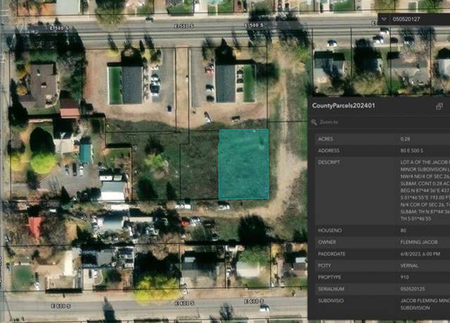 Property at 80 E 500 S, Vernal, UT 84078