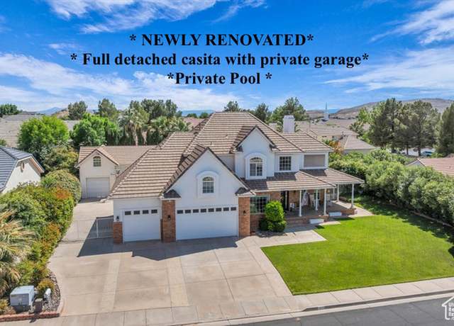 Property at 1436 Boulder Springs Rd, St. George, UT 84790, 5 beds, 4.5 baths