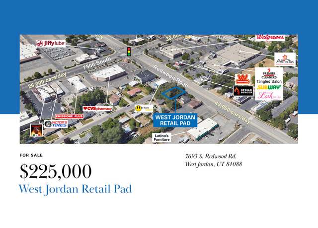 Property at 7693 S Redwood Rd W, West Jordan, UT 84084