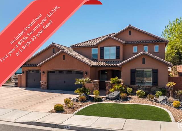 Property at 994 S 1740 E, St. George, UT 84790, 5 beds, 3 baths