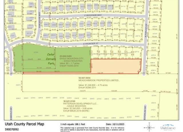 Property at 2400 E 4250 N, Eagle Mountain, UT 84005