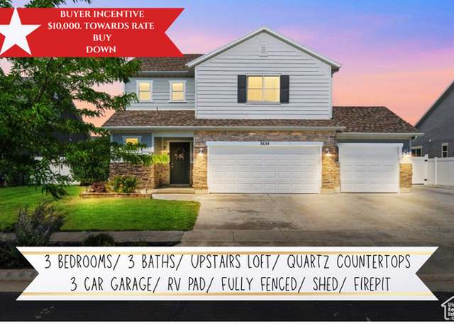 Property at 3634 S Creek Side Ln, Syracuse, UT 84075, 3 beds, 2.5 baths