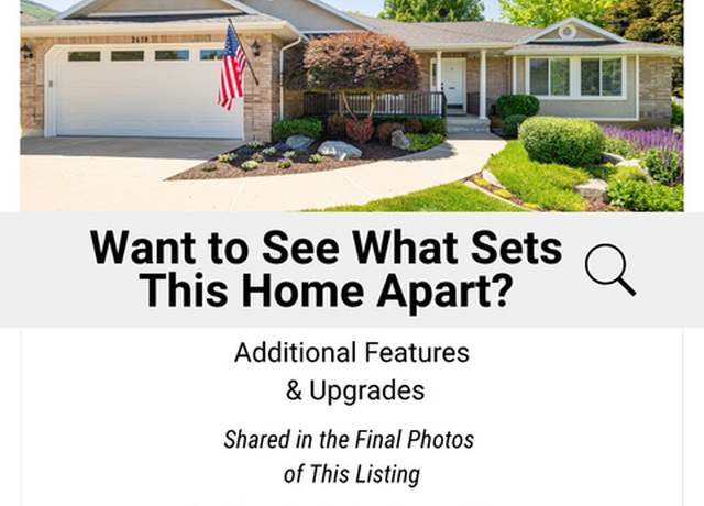 Property at 2678 E 25 S, Layton, UT 84040, 4 beds, 4.5 baths