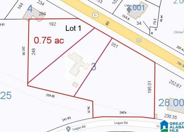 Property at 1209 S 7th St Lot 1, Clanton, AL 35045