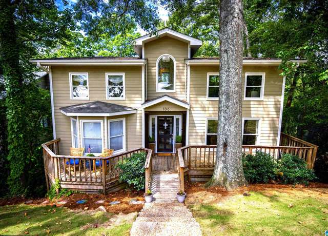 Property at 106 Crest Dr, Homewood, AL 35209, 5 beds, 4.5 baths
