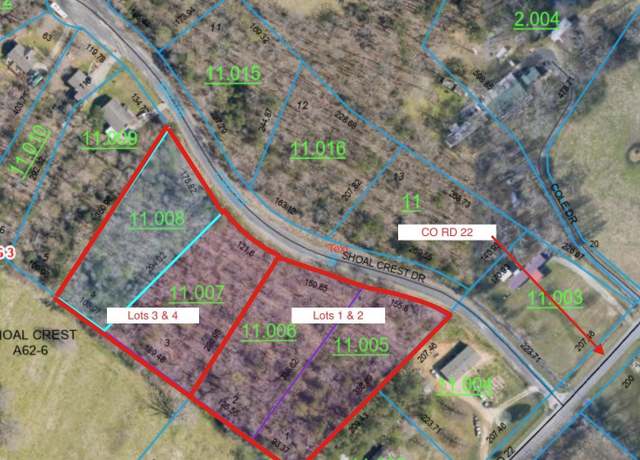 Property at 00 Shoal Crest Dr Unit 1 and 2, Ashville, AL 35953